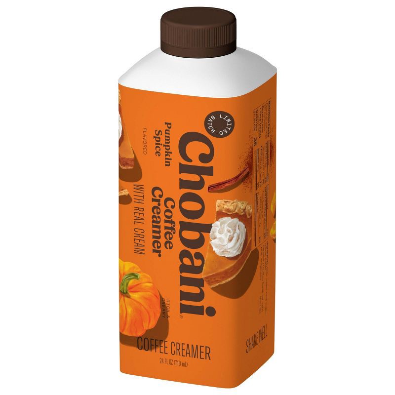 slide 3 of 8, Chobani Coffee Creamer Pumpkin Spice - 24 fl oz, 24 fl oz
