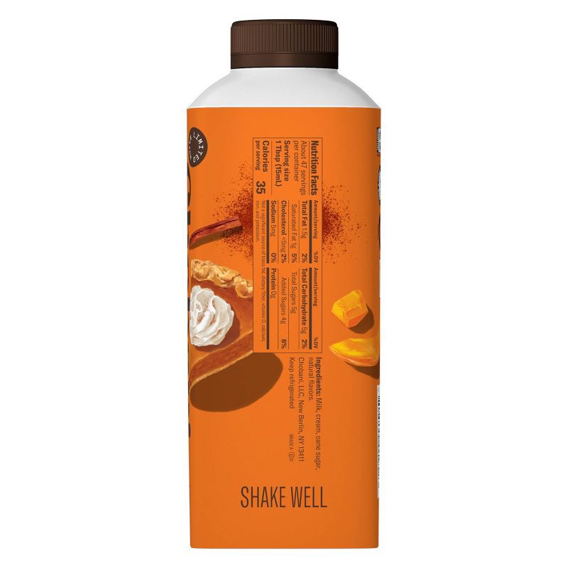slide 4 of 8, Chobani Coffee Creamer Pumpkin Spice - 24 fl oz, 24 fl oz