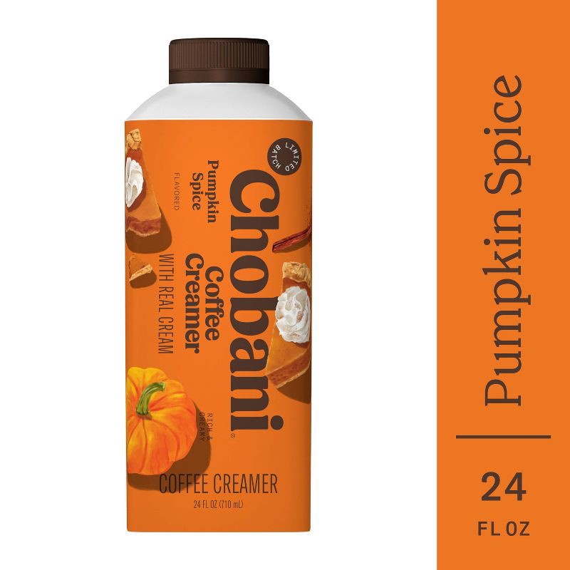 slide 7 of 8, Chobani Coffee Creamer Pumpkin Spice - 24 fl oz, 24 fl oz