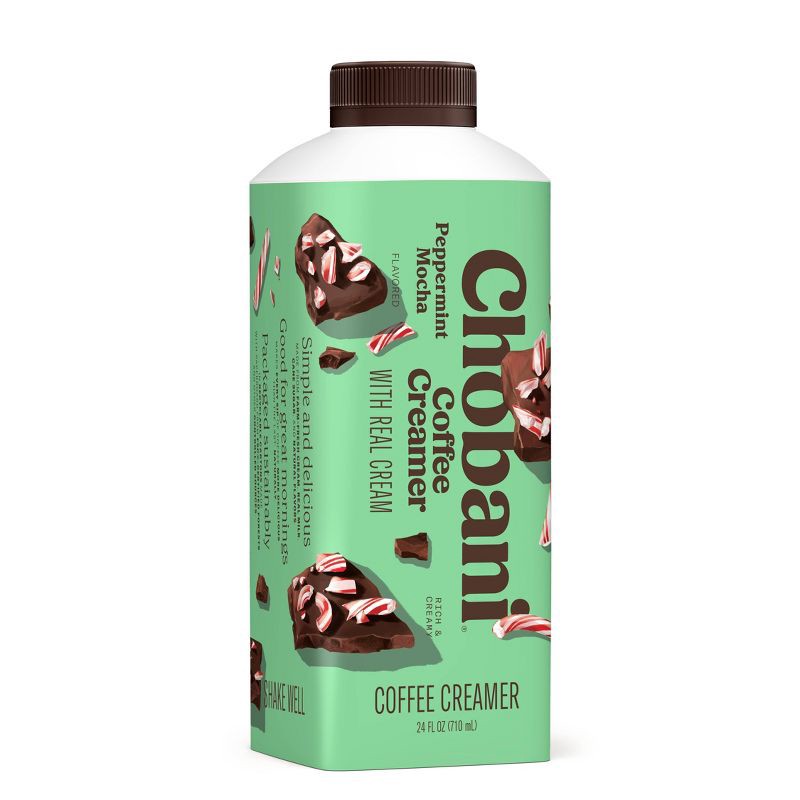slide 2 of 5, Chobani Peppermint Mocha Dairy Creamer - 24 fl oz, 24 fl oz