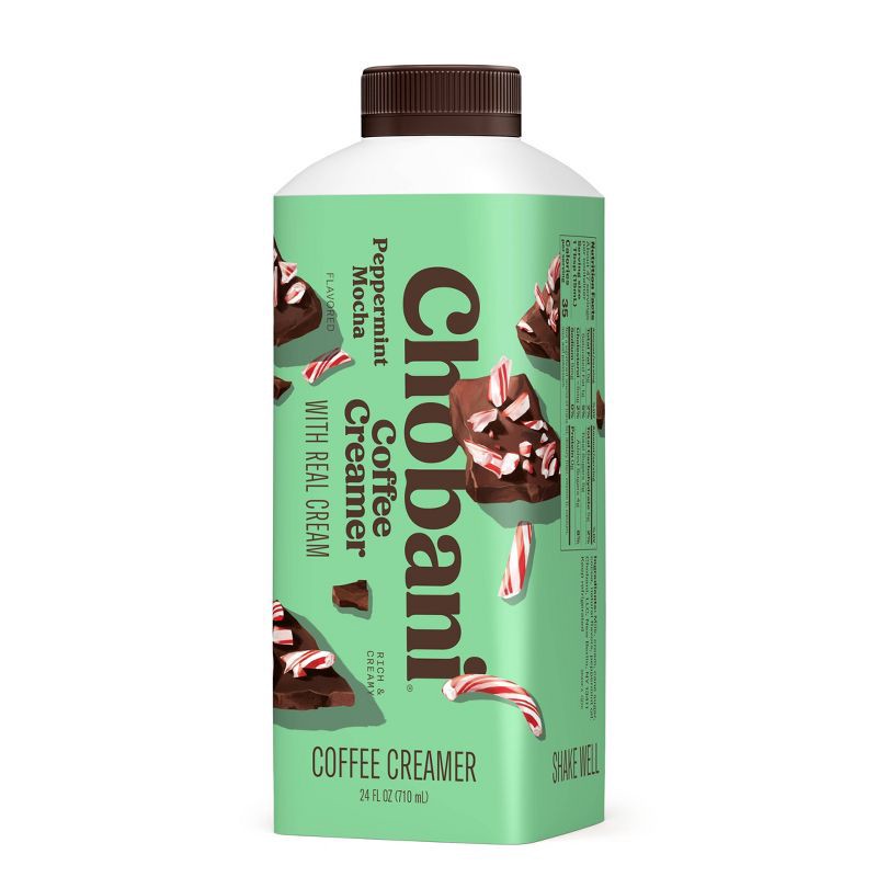 slide 3 of 5, Chobani Peppermint Mocha Dairy Creamer - 24 fl oz, 24 fl oz