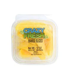 Crazy Fresh Cut Mango Slices - 12oz