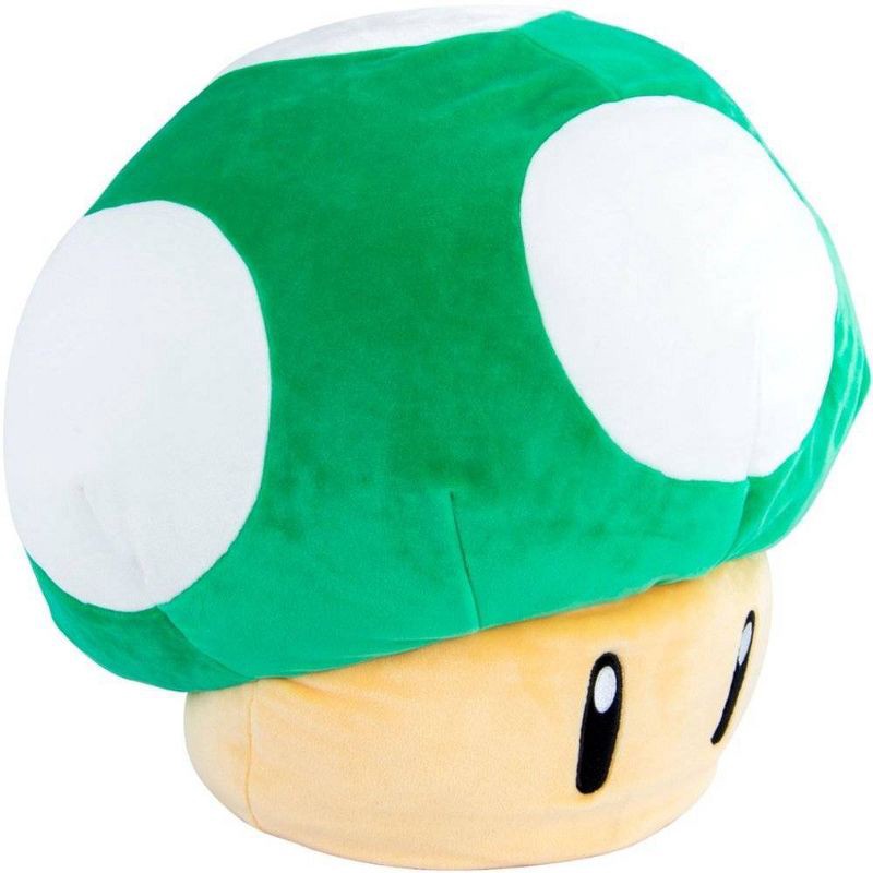 slide 4 of 5, Club Mocchi Mocchi 1 Up Mushroom 14" Mega Plush, 1 ct