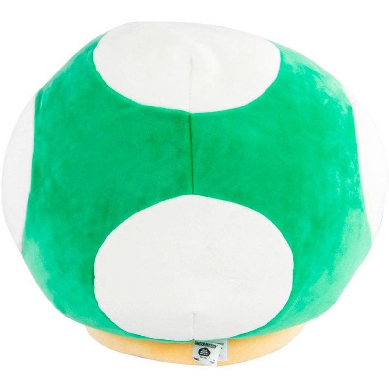 slide 5 of 5, Club Mocchi Mocchi 1 Up Mushroom 14" Mega Plush, 1 ct