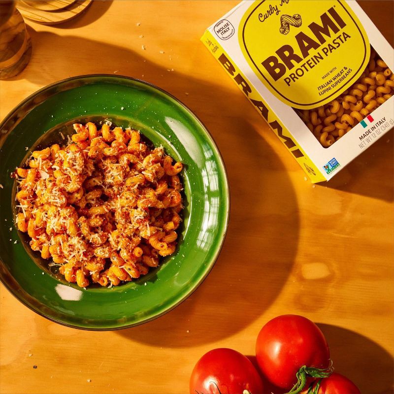 slide 9 of 10, Brami Italian Protein Pasta Curly Macaroni - 12oz, 12 oz