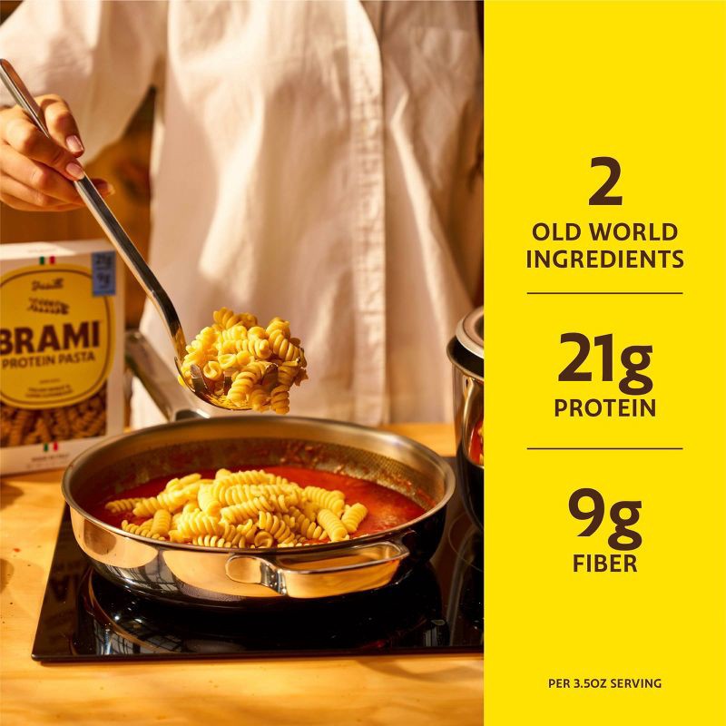 slide 4 of 10, Brami Italian Protein Pasta Fusilli - 12oz, 12 oz