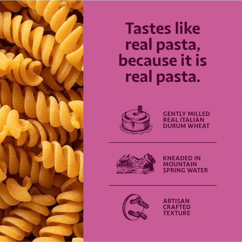slide 6 of 10, Brami Italian Protein Pasta Fusilli - 12oz, 12 oz