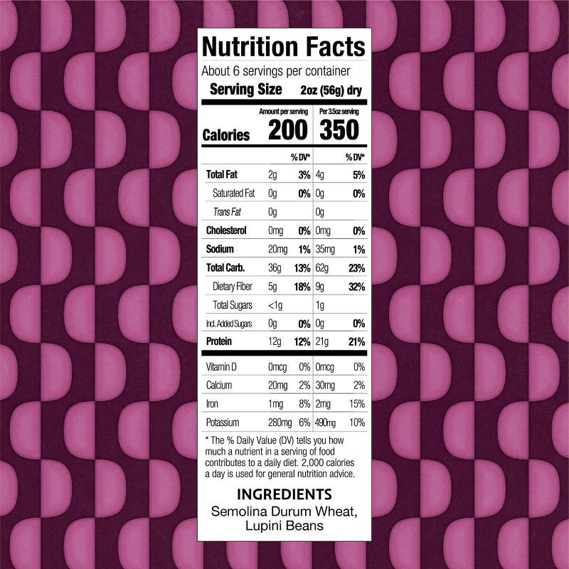 slide 7 of 10, Brami Italian Protein Pasta Fusilli - 12oz, 12 oz