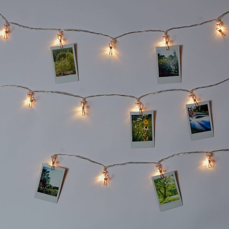 slide 2 of 3, String Lights with Instax Clips - heyday™: Photography Themed LED Décor, 1 ct