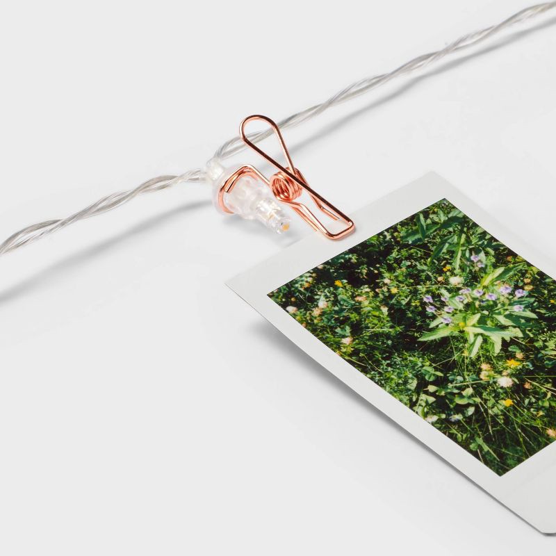 slide 3 of 3, String Lights with Instax Clips - heyday™: Photography Themed LED Décor, 1 ct