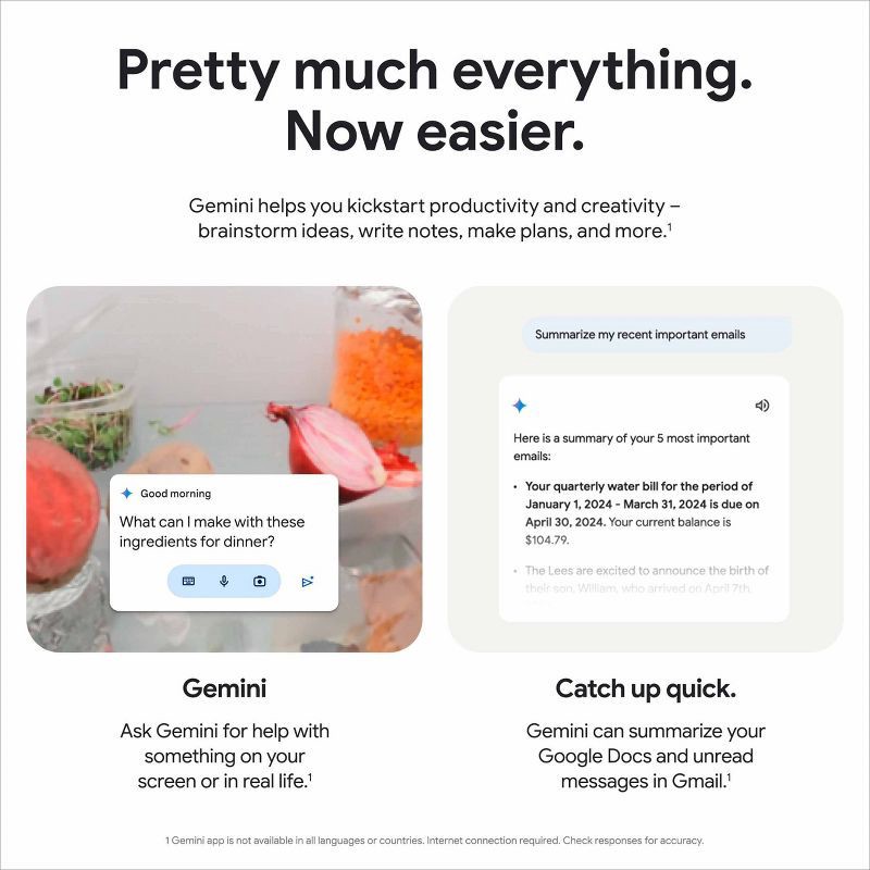 slide 2 of 9, Google Pixel 11" Tablet with Charging Speaker Dock (128GB) - Hazel: Touchscreen, 2560 x 1600 Resolution, 1 ct