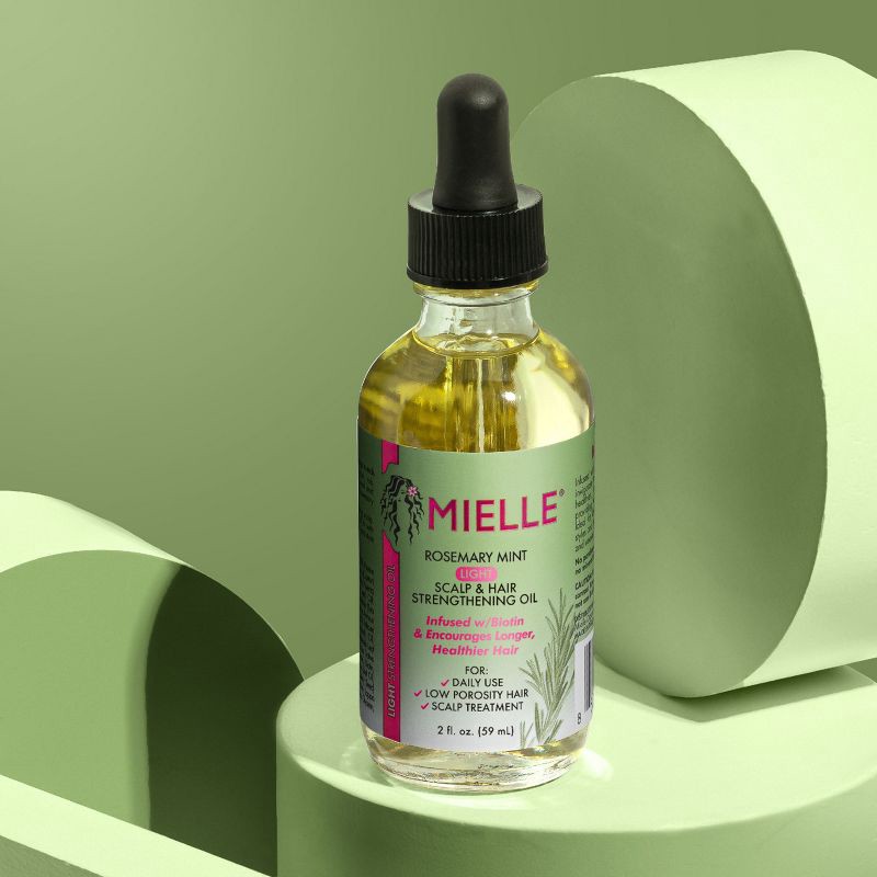 slide 7 of 10, Mielle Organics Rosemary Mint Light Scalp & Hair Strengthening Oil - 2 fl oz, 2 fl oz