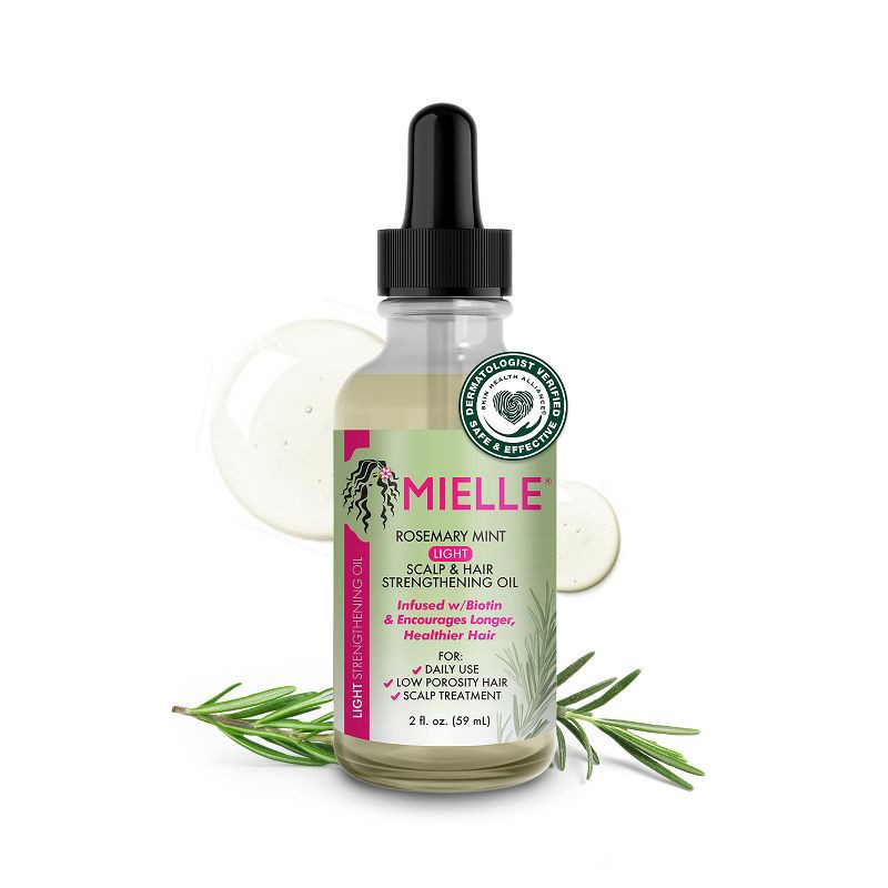 slide 9 of 11, Mielle Organics Rosemary Mint Light Scalp & Hair Strengthening Oil - 2 fl oz, 2 fl oz