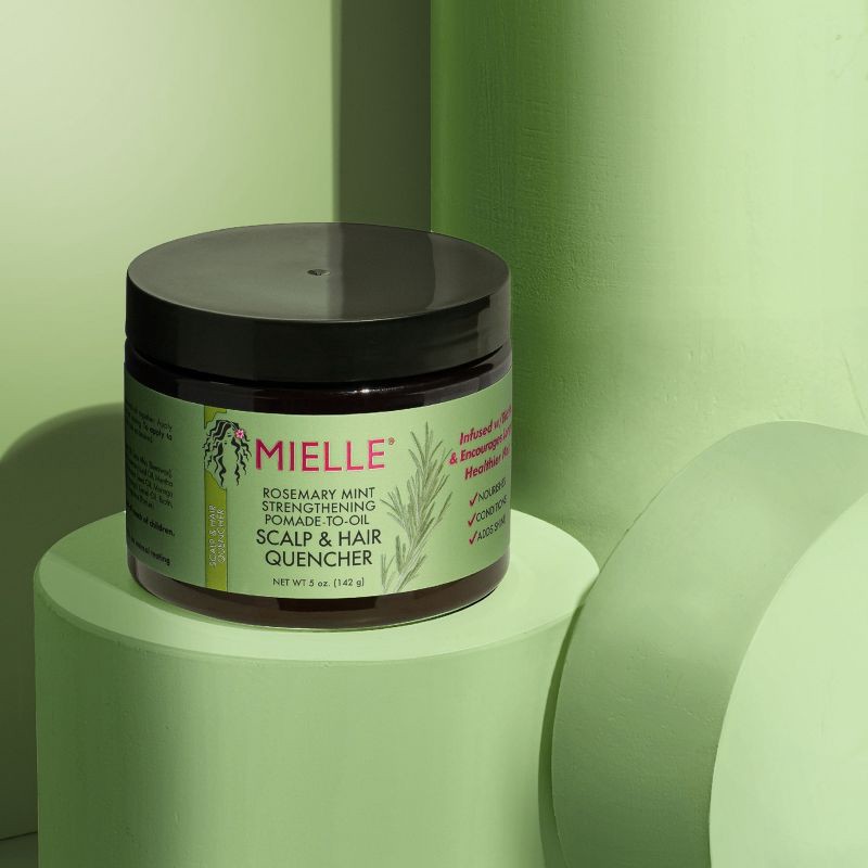 slide 7 of 10, Mielle Organics Rosemary Mint Hair Pomade to Oil Hair & Scalp Quencher - 5oz, 5 oz