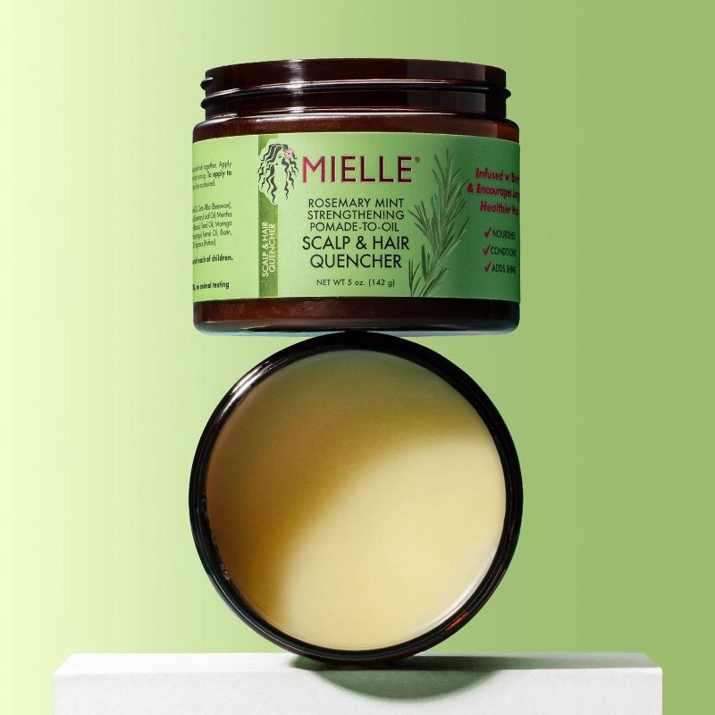 slide 8 of 10, Mielle Organics Rosemary Mint Hair Pomade to Oil Hair & Scalp Quencher - 5oz, 5 oz