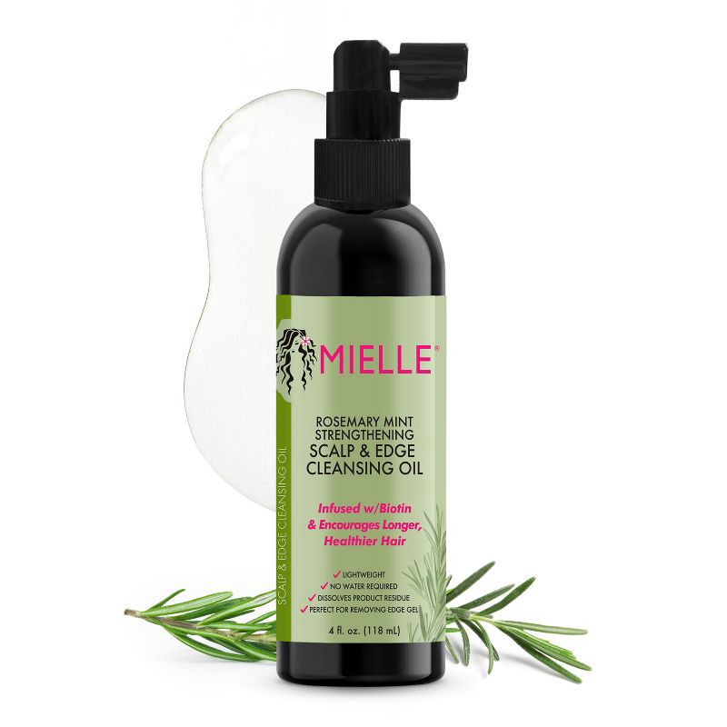 slide 7 of 9, Mielle Organics Rosemary Mint Scalp & Edge Cleansing Hair Oil - 4 fl oz, 4 fl oz