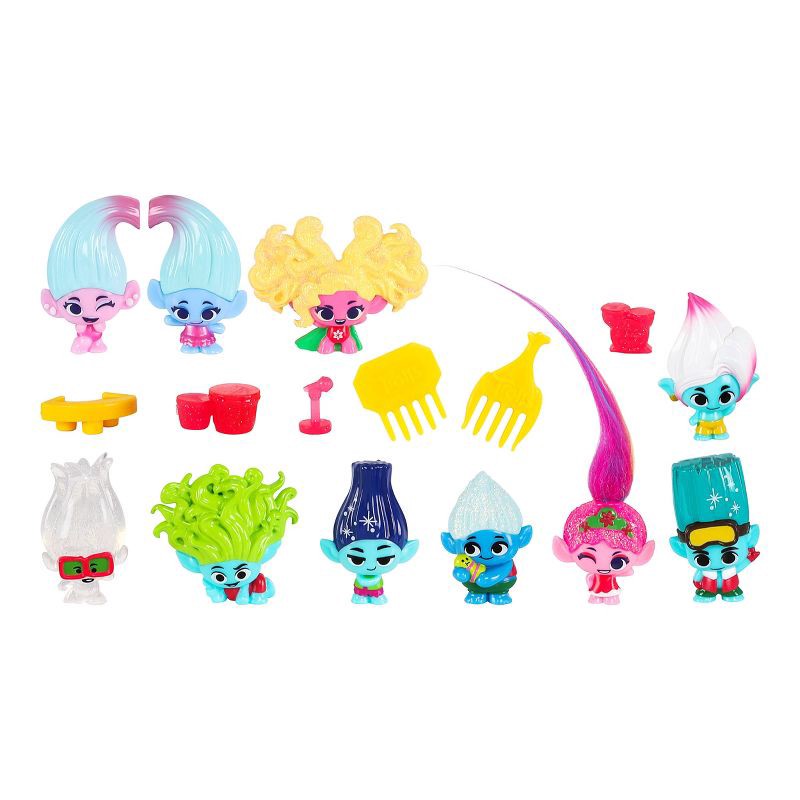 slide 2 of 6, Trolls Band Together Mineez - Holiday Surprise Pack, 1 ct