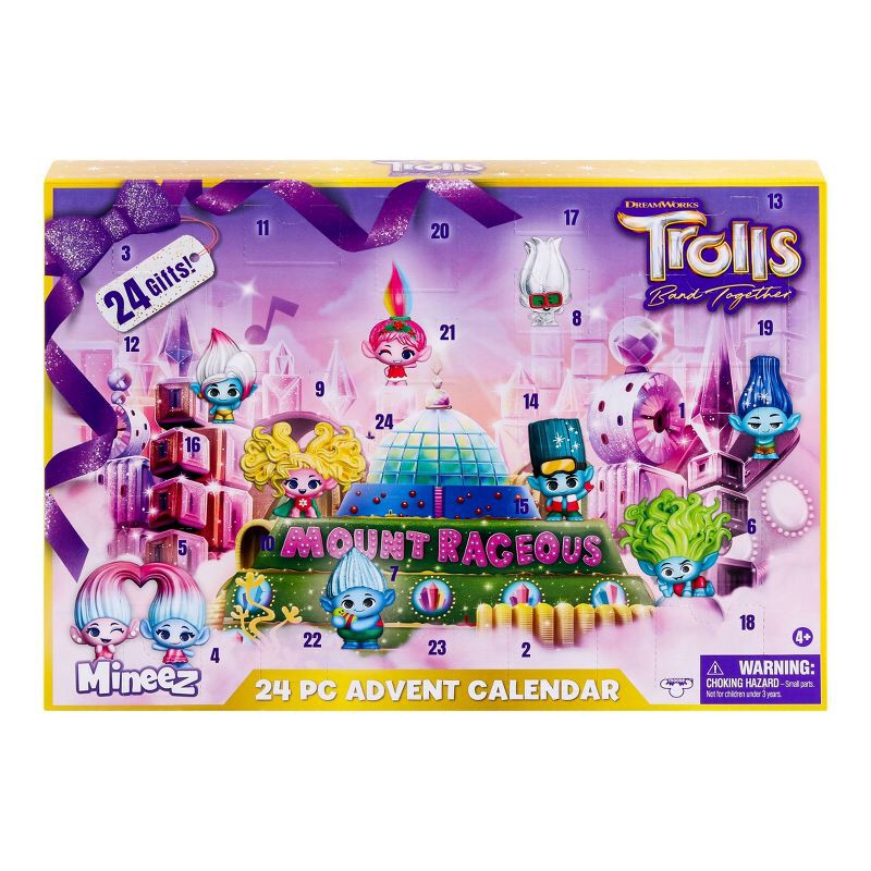 slide 1 of 6, Trolls Band Together Mineez - Holiday Surprise Pack, 1 ct