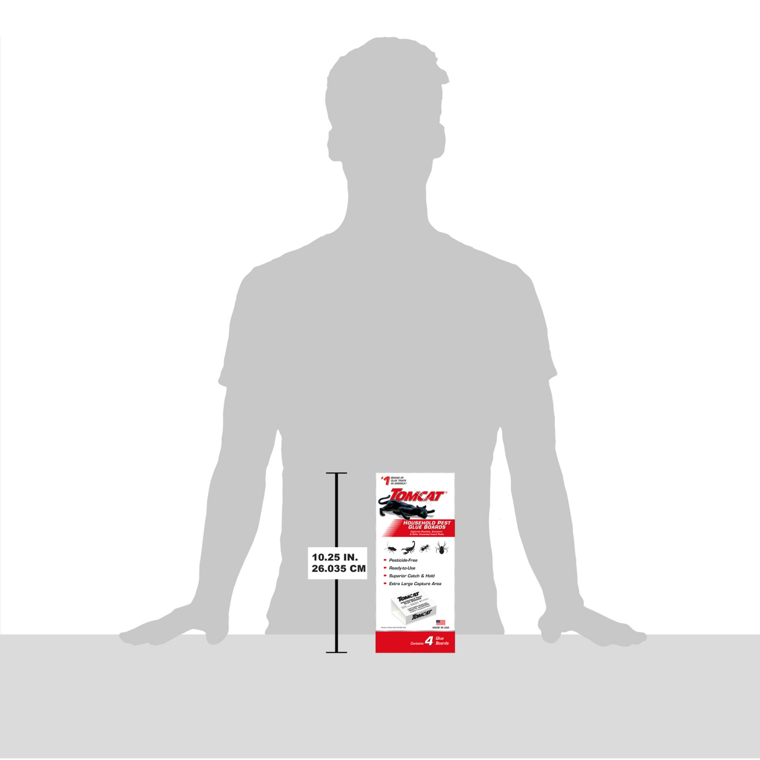 slide 2 of 2, Tomcat Household Pest Glue Boards, 4 ct