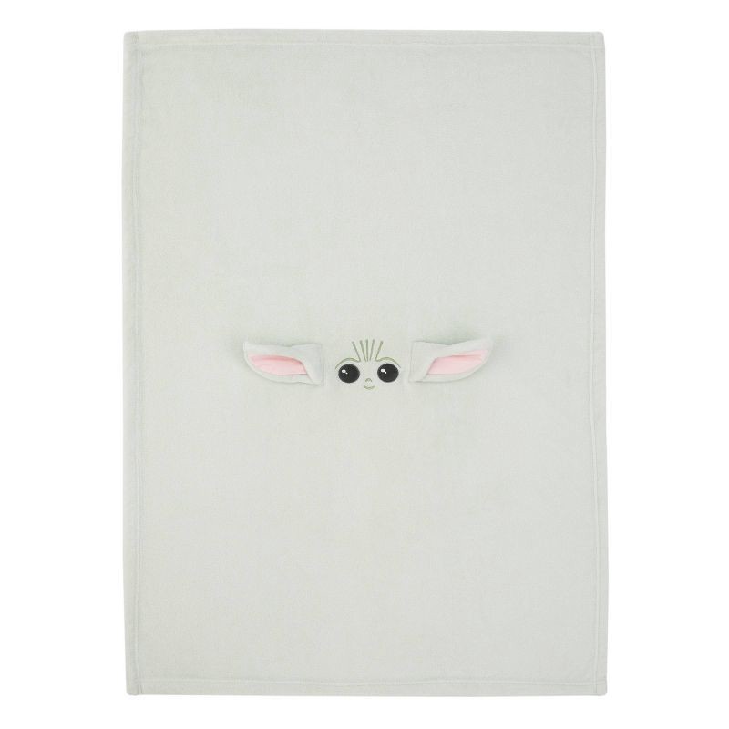 slide 4 of 8, Disney Grogu Character Baby Blanket, 1 ct