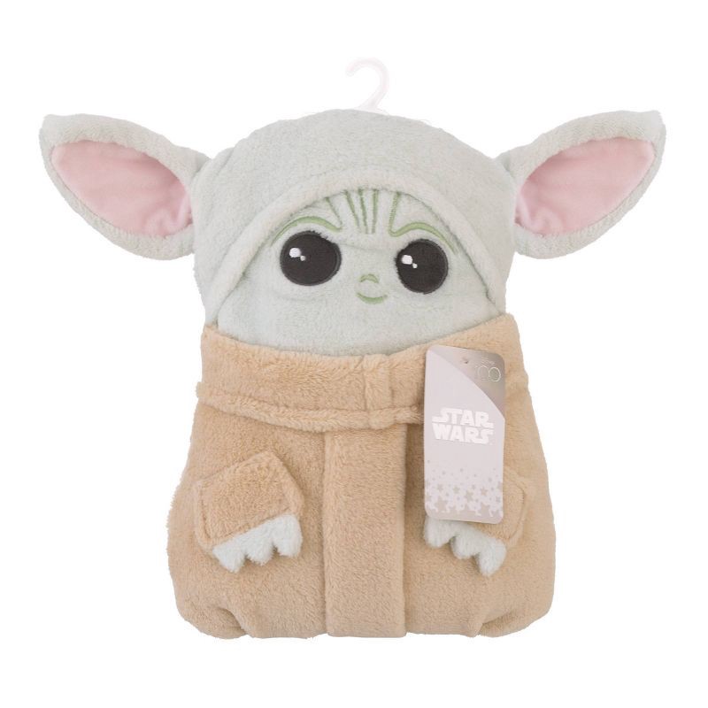slide 8 of 8, Disney Grogu Character Baby Blanket, 1 ct