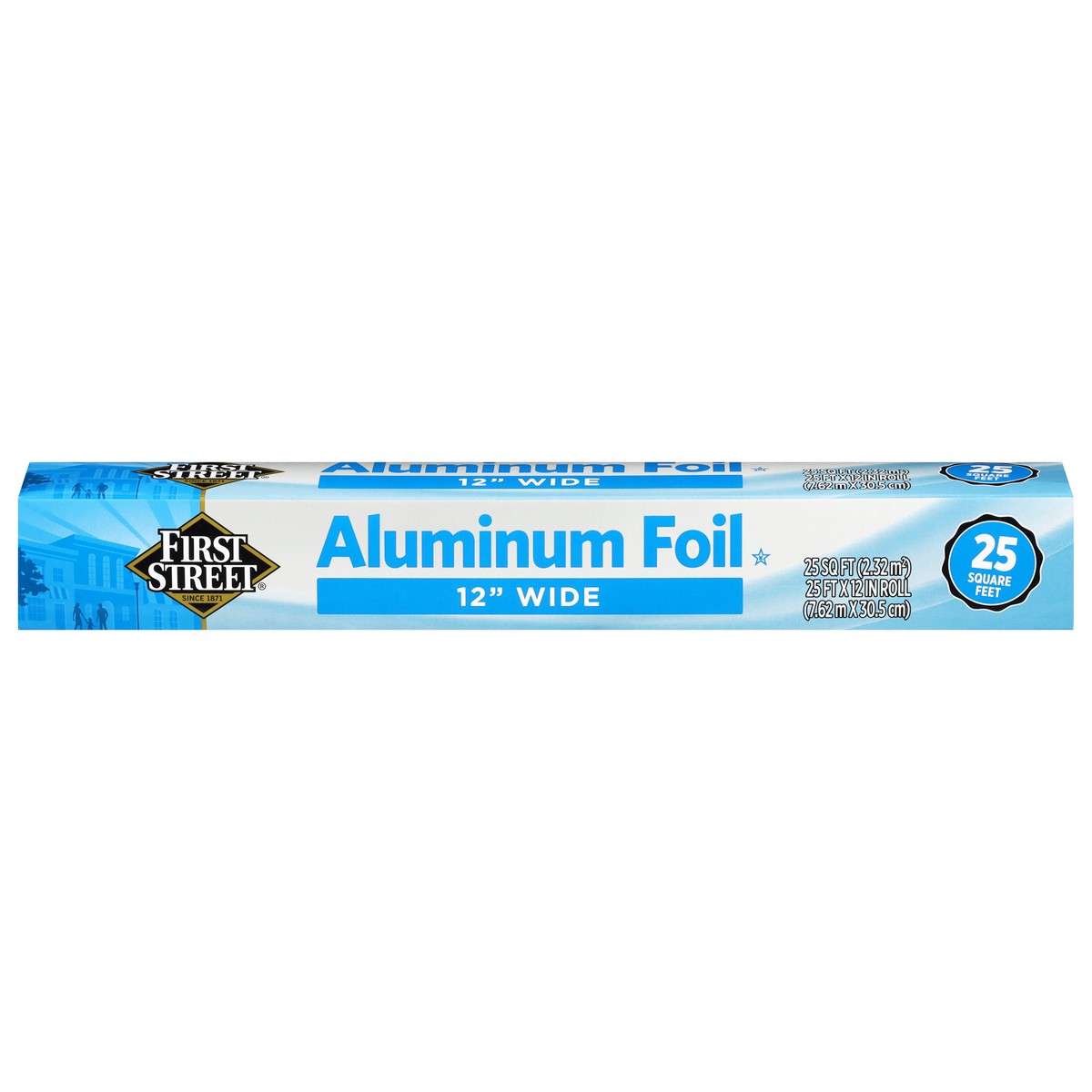 slide 2 of 4, First Street Aluminum Foil, 25 sq ft