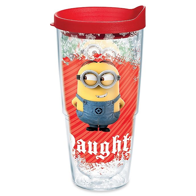 slide 1 of 1, Tervis Minions Naughty Nice" Wrap Tumbler with Lid", 24 oz