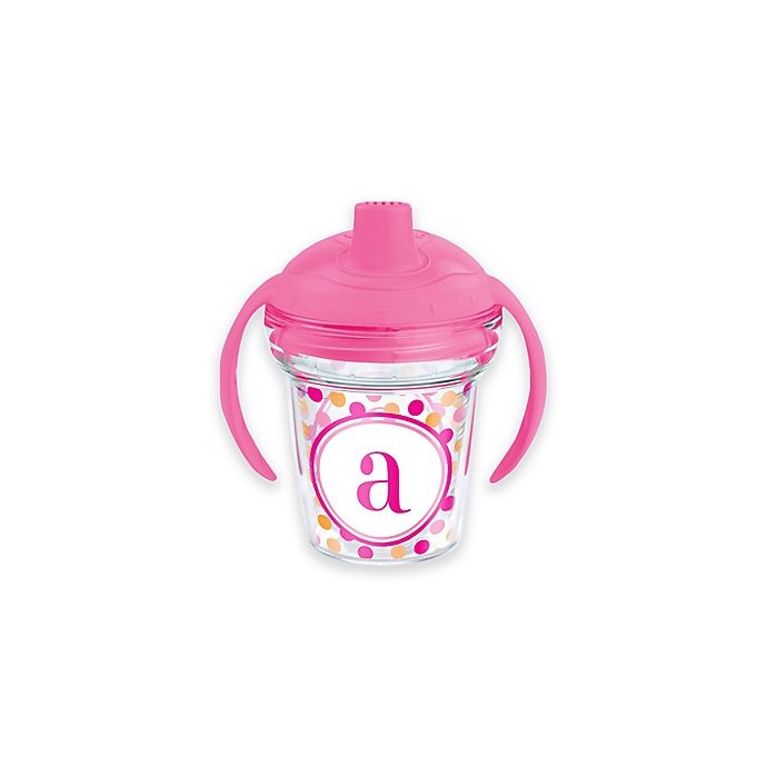 slide 1 of 1, Tervis My First Tervis Dot Pattern Monogram Initial A" Sippy Design Cup with Lid", 6 oz