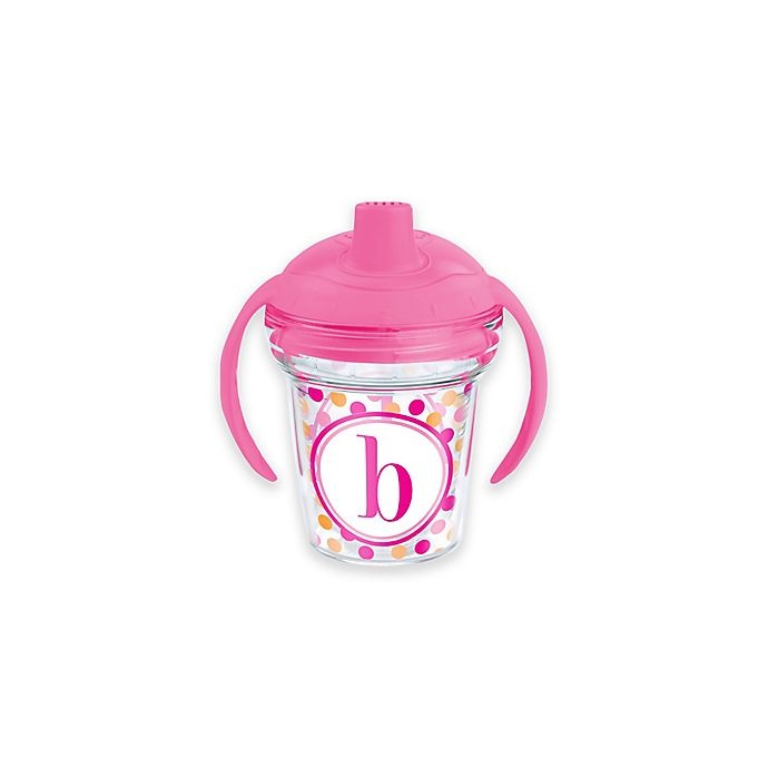 slide 1 of 1, Tervis My First Tervis Dot Pattern Monogram Initial B" Sippy Design Cup with Lid", 6 oz