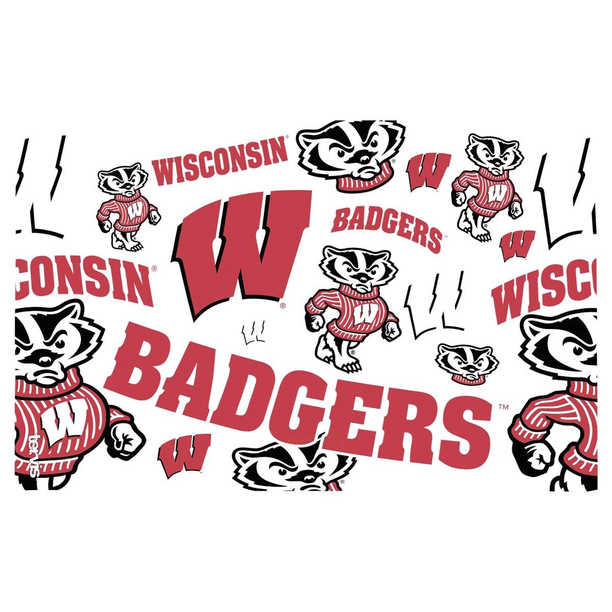 slide 5 of 5, Tervis Unv of Wisconsin All Over Tumbler with Travel Lid, 16 oz