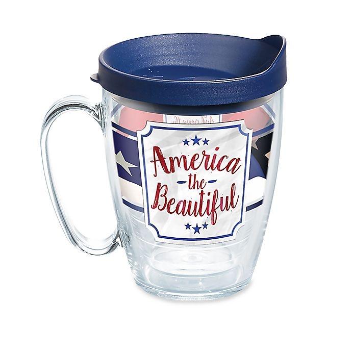 slide 1 of 1, Tervis America the Beautiful Wrap Mug with Lid, 16 oz