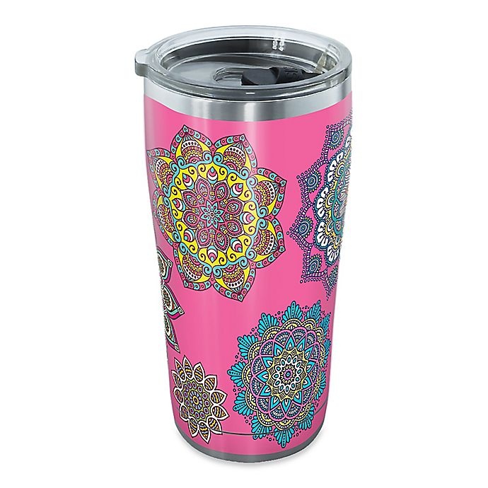 slide 1 of 1, Tervis Colorful Mandalas Stainless Steel Tumbler with Lid, 20 oz