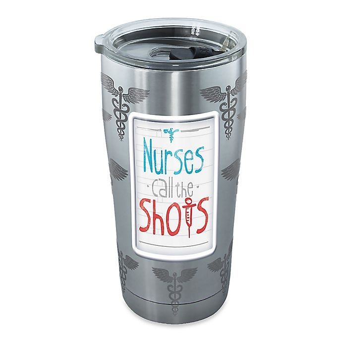 slide 1 of 1, Tervis Nurses Call the Shots Stainless Steel Tumbler with Lid, 20 oz