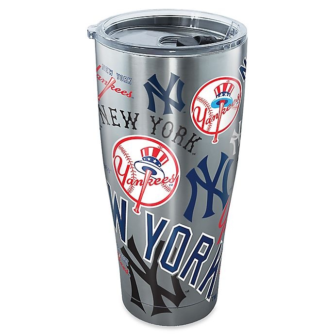slide 1 of 1, Tervis MLB New York Yankees All Over Stainless Steel Tumbler with Lid, 30 oz