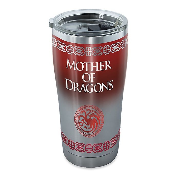 slide 1 of 1, Tervis Game of Thrones Mother of Dragons Stainless Steel Tumbler with Lid, 20 oz