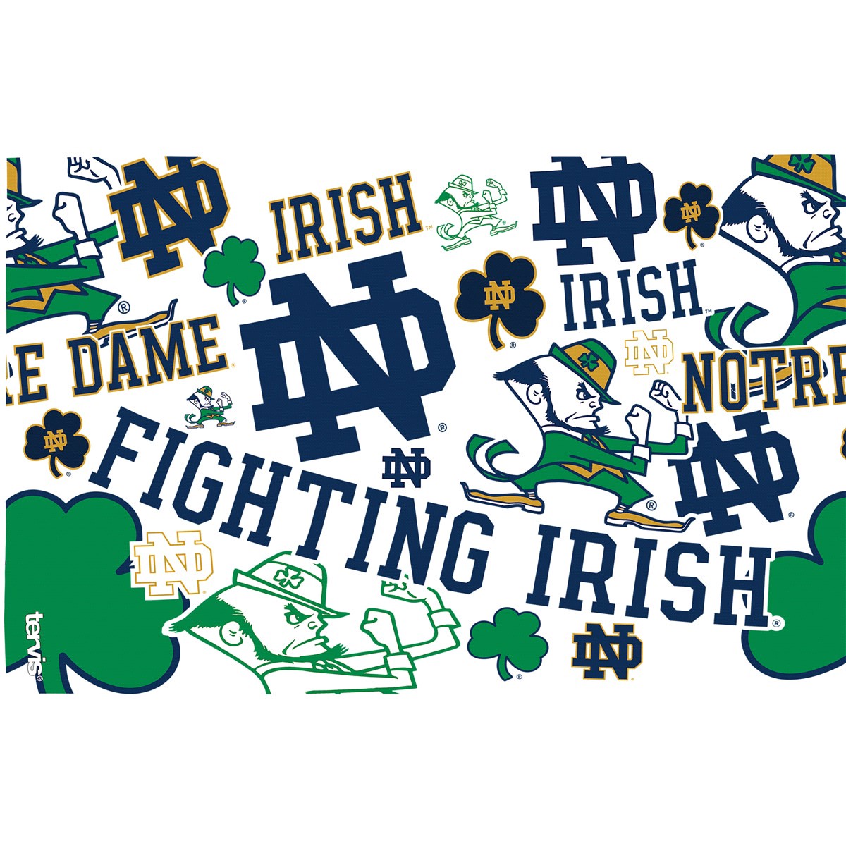 slide 5 of 5, Tervis Notre Dame All Over R1 Tumbler with Travel Lid, 16 oz