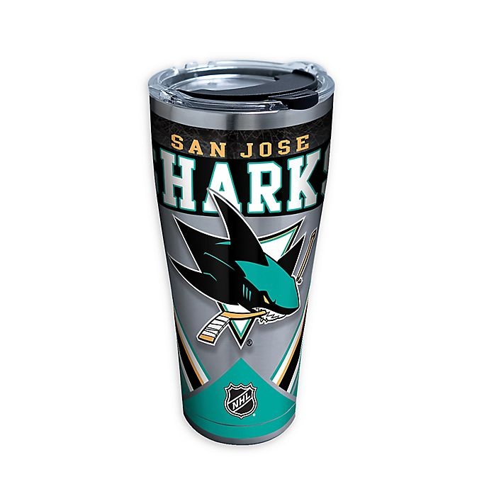 slide 1 of 1, Tervis NHL San Jose Sharks Ice Stainless Steel Tumbler with Lid, 30 oz