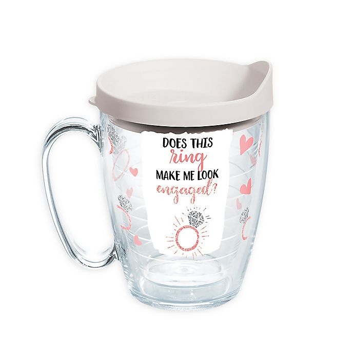 slide 1 of 1, Tervis Ring Makes Me Look Engaged Wrap Mug with Lid, 16 oz