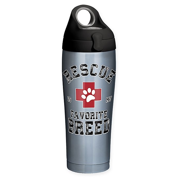 slide 1 of 1, Tervis Rescue Is My Favorite Breed" Stainless Steel Water Bottle with Lid", 1 ct