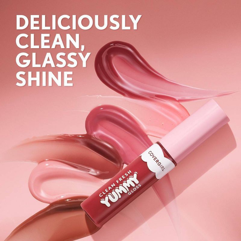 slide 10 of 11, COVERGIRL Clean Fresh Yummy Gloss Daylight Collection - 40 Sunset Skies - 0.33 fl oz, 0.33 fl oz