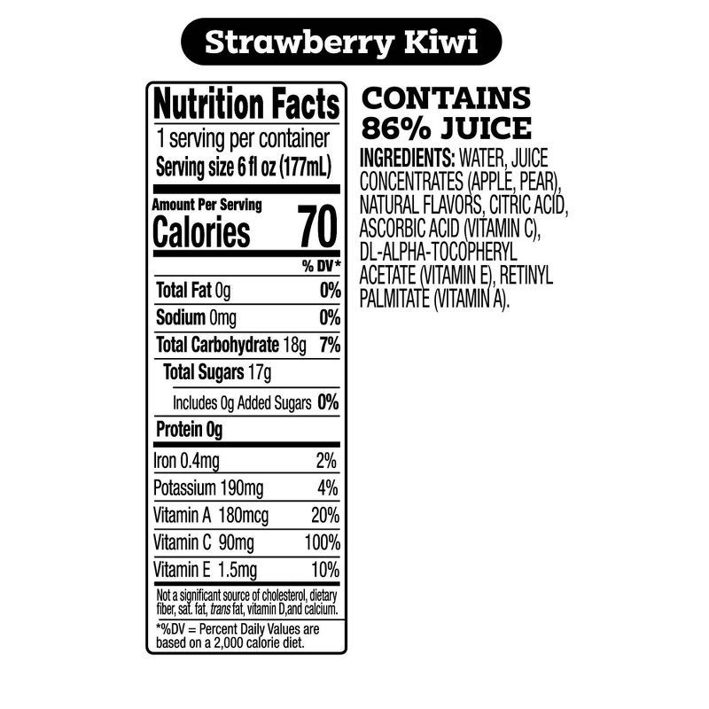 slide 5 of 5, good2grow Strawberry Kiwi Antioxidant Blend Juice - 6 fl oz Bottle, 6 fl oz