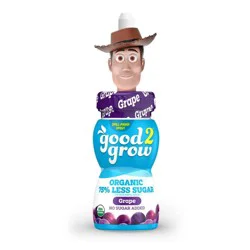 good2grow Spouts Organic Low Sugar GrapeJuice Drink - 6 fl oz Bottle - Character Tops May Vary