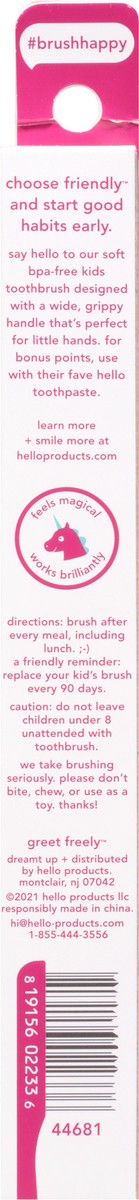 slide 2 of 9, Hello Soft Bristles Toothbrush 1 ea, 4.2 oz