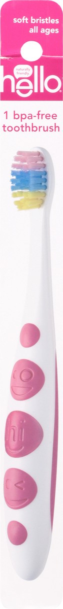 slide 5 of 9, Hello Soft Bristles Toothbrush 1 ea, 4.2 oz
