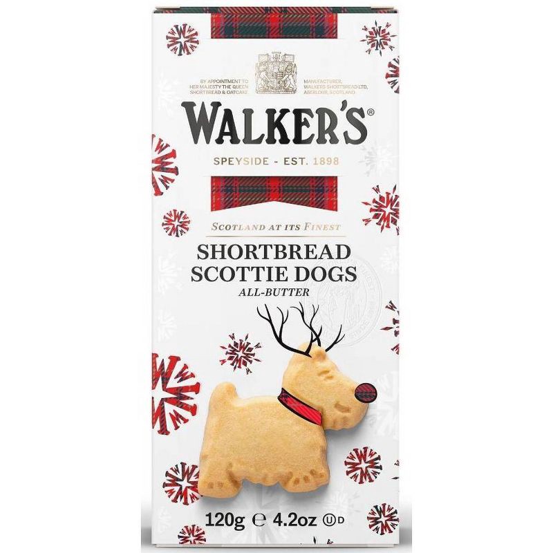 slide 1 of 4, Walkers Shortbread Walkers Festive Scottie Dogs - 4.4oz, 4.4 oz