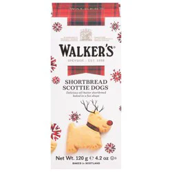 Walkers Shortbread Festive Christmas Scottie Dogs Cookies- 4.4oz