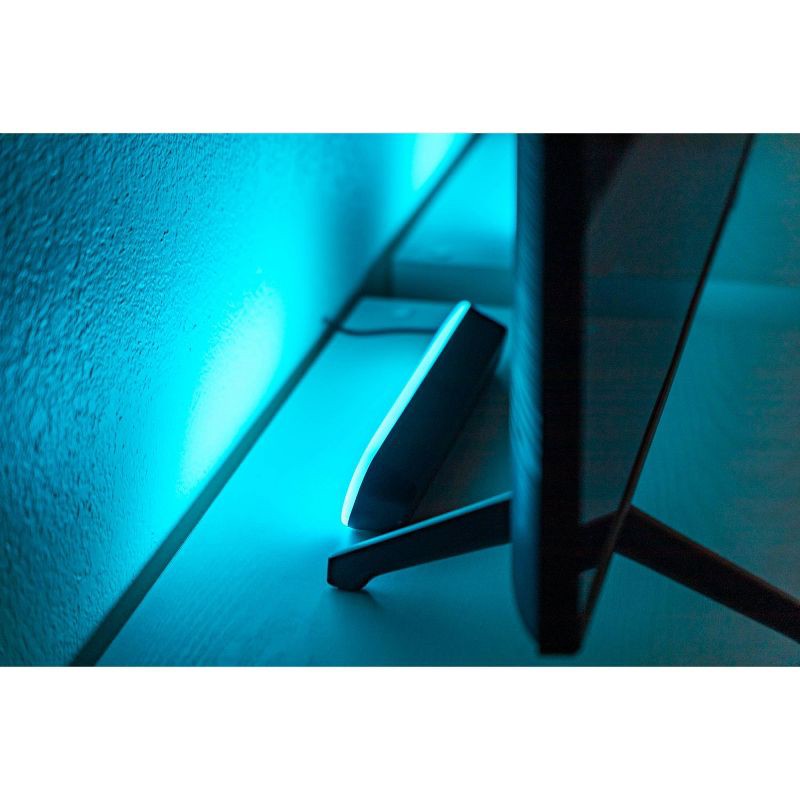 slide 10 of 10, Enbrighten Vibe Wi-Fi Spectrum RGBIC Gaming Light Bar with Music Sync and Color Changing: Special Effects LED Strips & USB Power, 1 ct