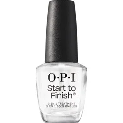 OPI Start to Finish Base Coat Top Coat Nail Strengthener - 0.5 fl oz