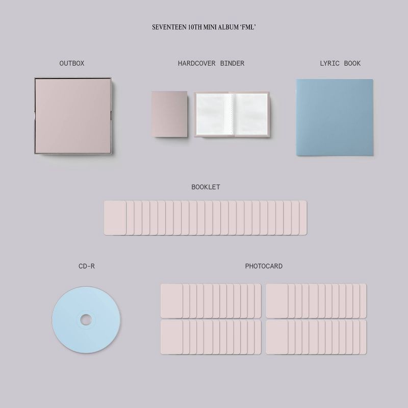 slide 2 of 3, Universal Music Group SEVENTEEN - SEVENTEEN 10th Mini Album 'FML' (CD) (CARAT Version), 1 ct
