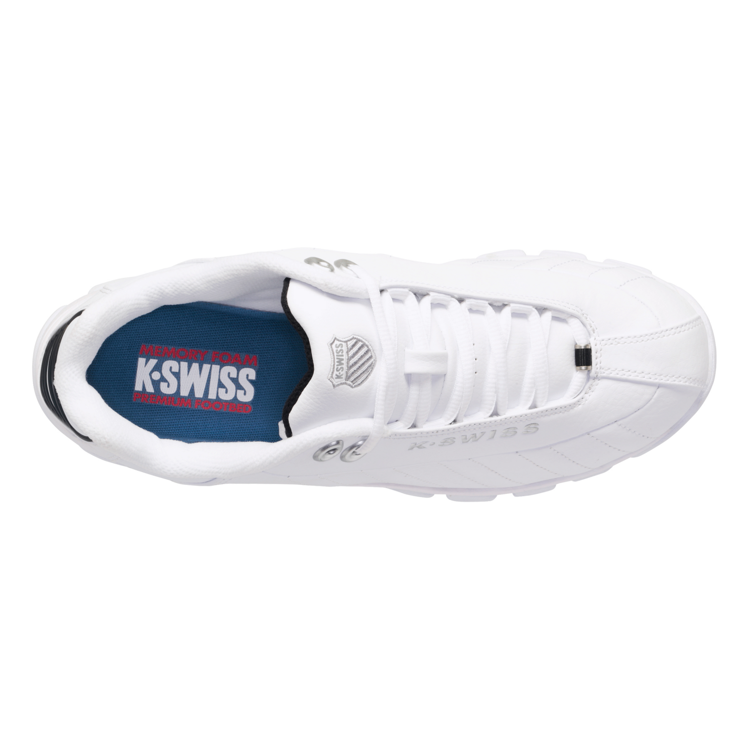 slide 4 of 4, K SWISS K-Swiss Men's Sneaker, White, Size 10.5, 1 ct